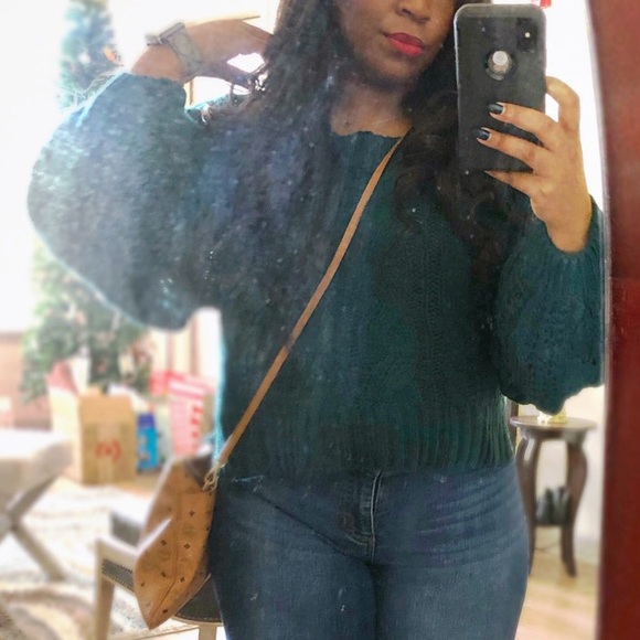 Emerald Knit Sweater - S - Picture 3 of 3